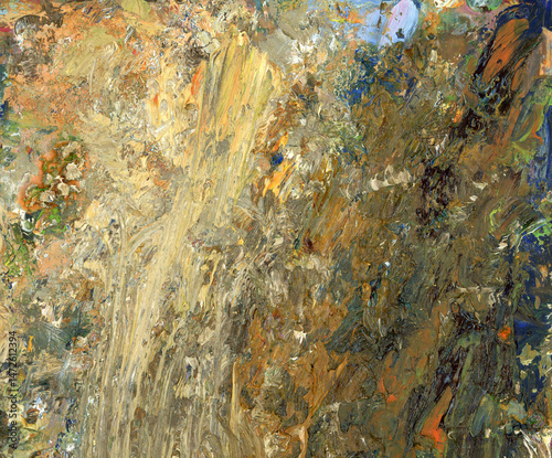 farben ölfarben acryl abstrakt malerei pastos transparent dick spachtel bunt ...