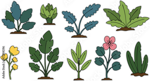 Cute Plant Stickers