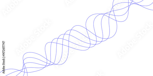 Abstract blue background with a glowing abstract waves. Abstract wave element for design. Digital frequency track equalizer, Futuristic background design. Long exposure, Light painting photography.