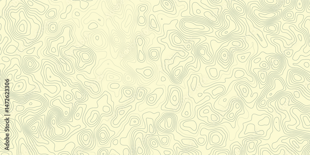 Fototapeta premium Abstract topographic contours map background, Vector geographic contour map Topographic patterns Vintage outdoors style. World map Template. 