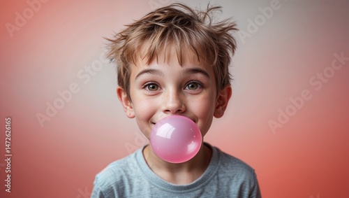 Facial Expression Of Carefree Young Boy Smiling