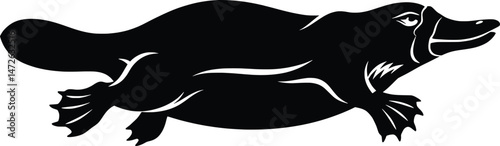 Stunning Vector Illustration of a Platypus Animal