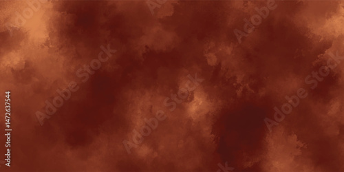 Blotched and Faded Abstract of Deep Earthy Ink Spread in Chaos

