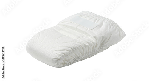 Isolated Baby Diaper