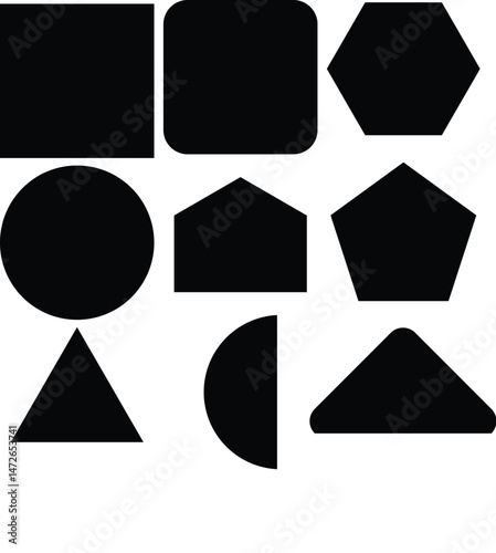Basic Geometric Shapes Collection: Fundamental Forms