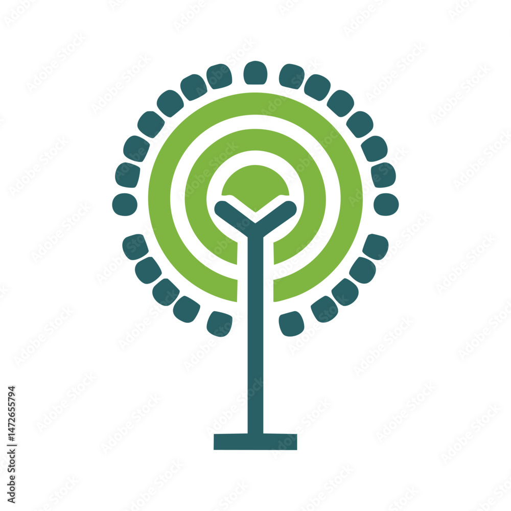 vector illustration of an abstract background with tree vector illustration of an abstract background with tree