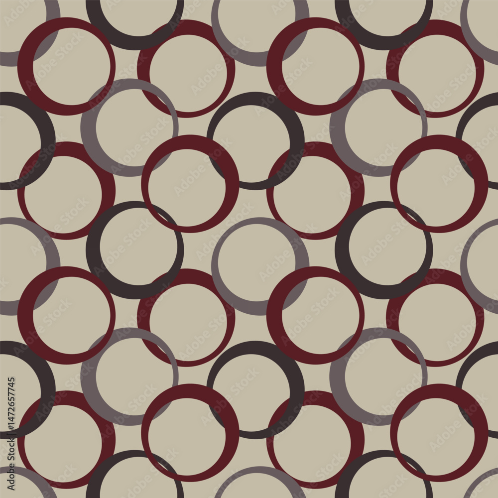 Naklejka premium seamless pattern with circles