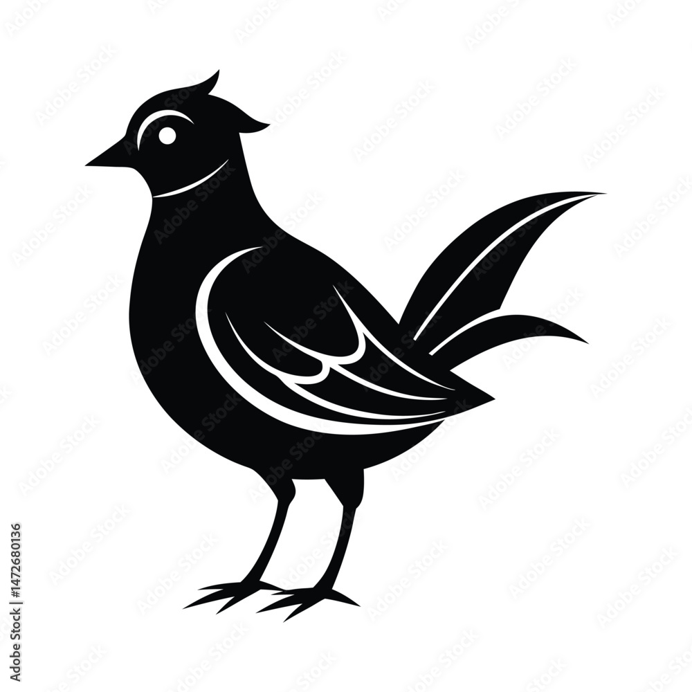 Cute Bird Silhouette Vector Forest Wildlife Clipart for Nature and Children Them Cute Bird Silhouette Vector Forest Wildlife Clipart for Nature and Children Them