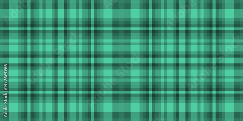 Seamless teal and dark green plaid pattern.  Perfect for textile design, website backgrounds, or any project needing a sophisticated, geometric texture.  Subtle color variation adds visual interest.