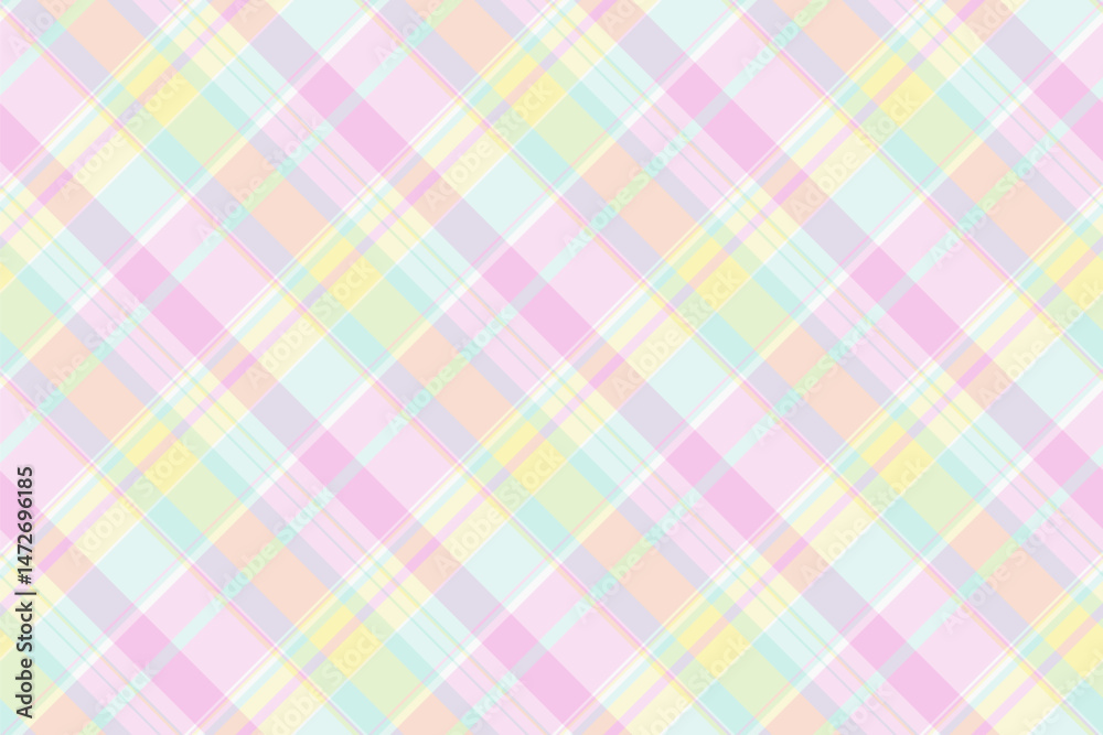 Pastel plaid pattern. Soft, colorful fabric texture, perfect for backgrounds, design elements, or festive projects. Adds a gentle, cheerful touch. Pastel plaid pattern. Soft, colorful fabric texture, perfect for backgrounds, design elements, or festive projects. Adds a gentle, cheerful touch.