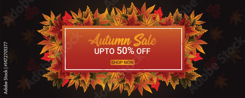 Hand draw autumn background