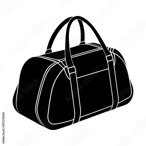 Sports Accessories silhouSports Bag silhouette vectorette vector