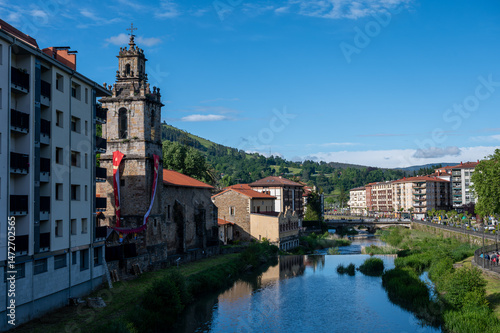 Beautiful medieval town of Balmaseda in the Basque Country, Spain
