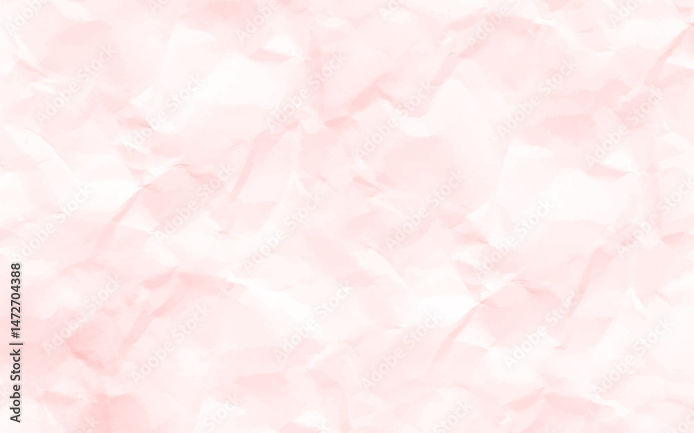 Fototapeta premium Crumpled salmon pink paper textured background. high quality white crumpled paper texture.
