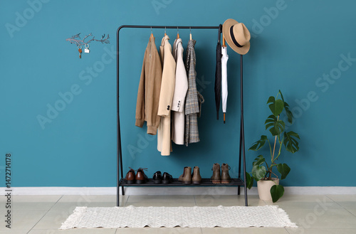 Interior of stylish hall wi...