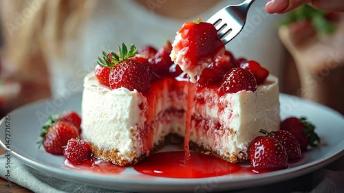 Strawberry Cheesecake Delight: A Culinary Masterpiece