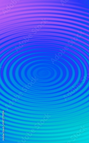 Blue, green and purple colored ripples. colorful water drops. Circular waves drawn swirling. Curve lines background. abstract spiral visual effect. For Social media design, website