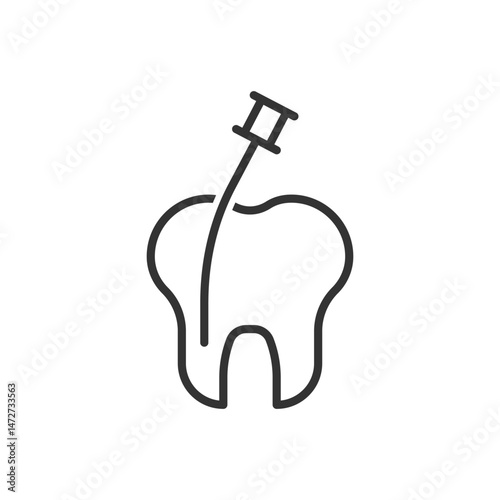 Root Canal Icon - Tooth And Teeth Icon