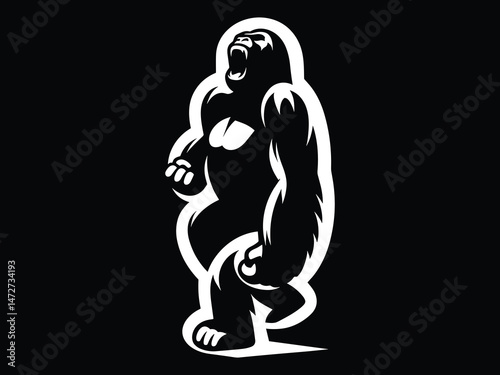 Gorilla Vector Icon Pack 