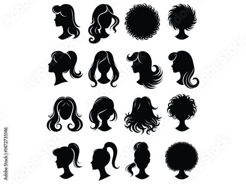 Hair Vector Icon Pack 
