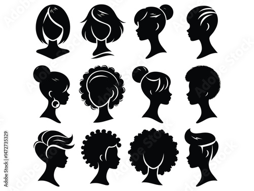 Hair Vector Icon Pack 