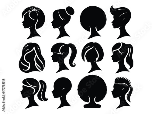 Hair Vector Icon Pack 