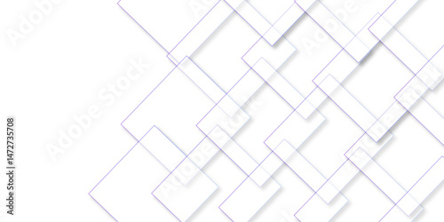 abstract background with white lines. White floor tiles abstract layers smooth 3d shadow vector design wallpaper. abstract white geometric background