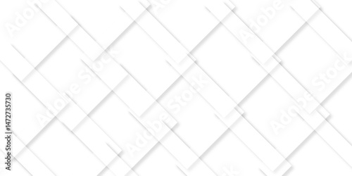 abstract background with white lines. White floor tiles abstract layers smooth 3d shadow vector design wallpaper. abstract white geometric background