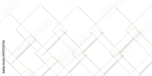 abstract background with white lines. White floor tiles abstract layers smooth 3d shadow vector design wallpaper. abstract white geometric background