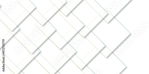 abstract background with white lines. White floor tiles abstract layers smooth 3d shadow vector design wallpaper. abstract white geometric background