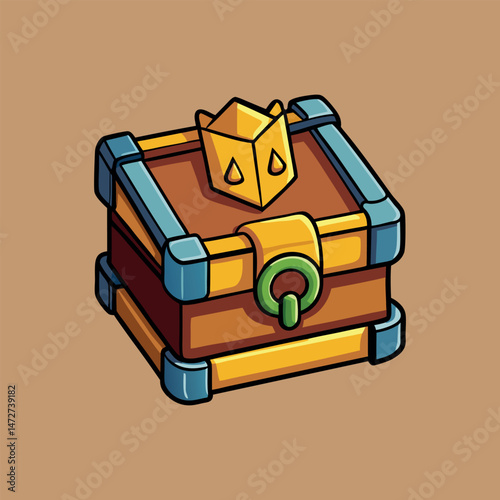 Game stylized 3d gonzo's quest props icon design