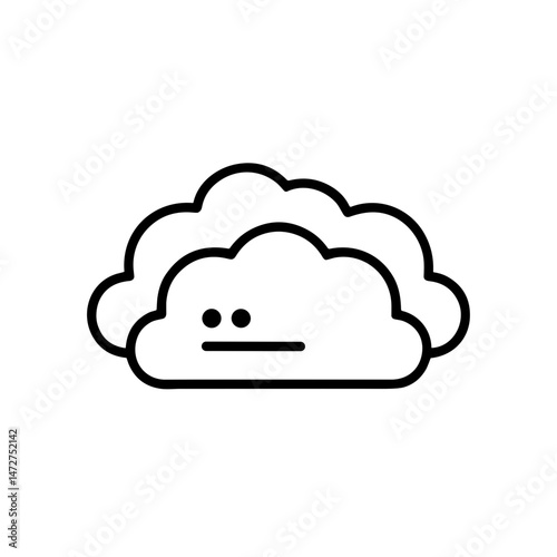 Cloud illustration representing fatigue and seasonal allergies  