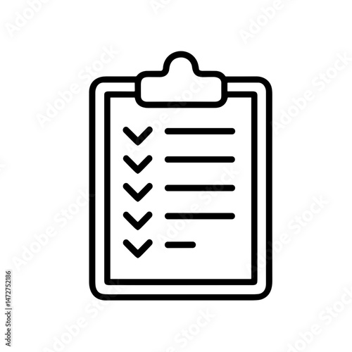 Checklist of Common Allergens on Clipboard  