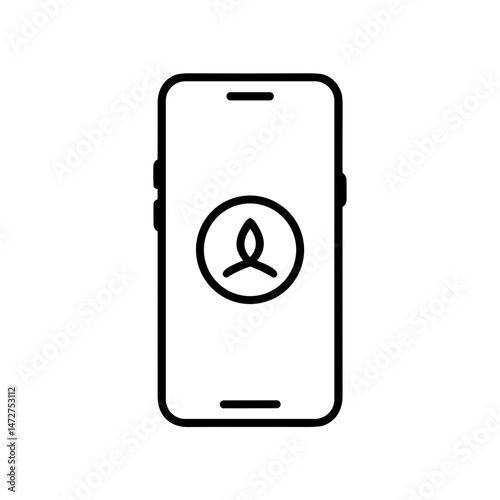 Smartphone displaying allergy alert notification  