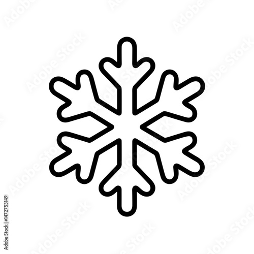 Snowflake icon representing seasonal allergies and sinus pain  