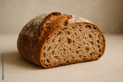 Slice of bread with a hole in it