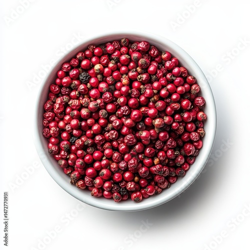 Organic Pink Peppercorns and Herbs Seasoning – Gourmet Culinary Ingredient Close-Up