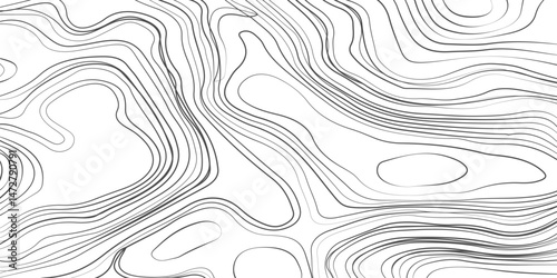 Design an artwork or concept that uses only black topographic contour lines to represent a landscape, emotion, or abstract idea. Let the absence of color heighten the focus on form, elevation, 