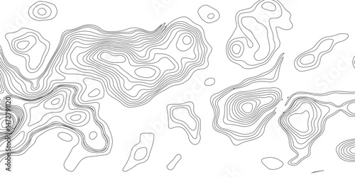 Design an artwork or concept that uses only black topographic contour lines to represent a landscape, emotion, or abstract idea. Let the absence of color heighten the focus on form, elevation, 