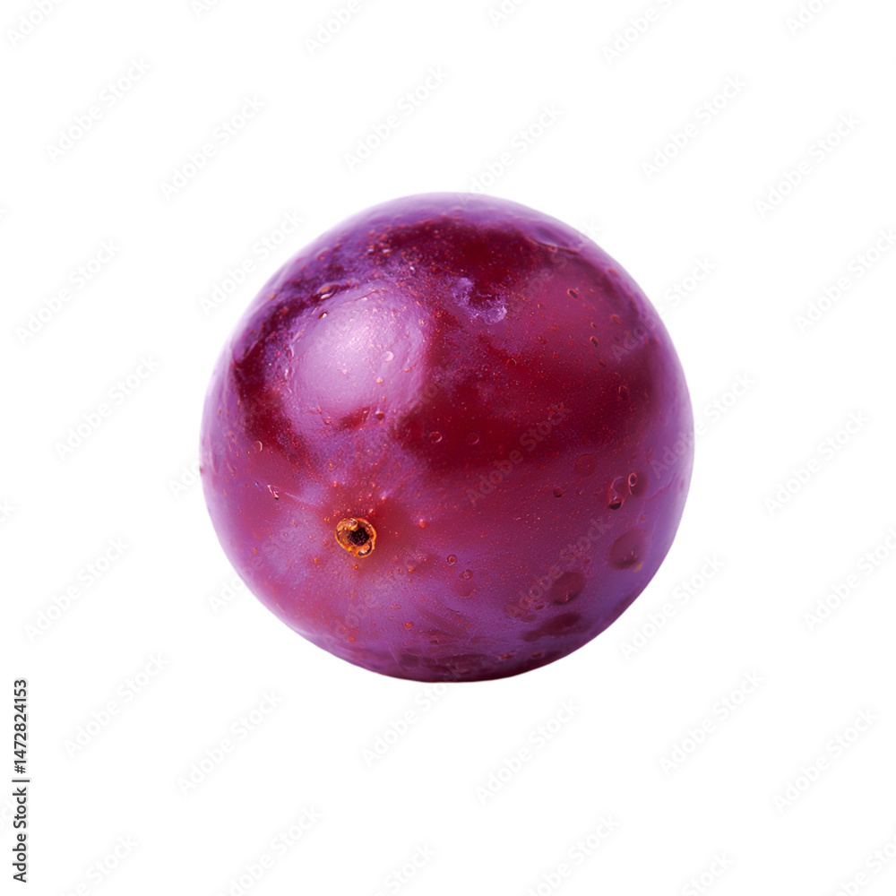 Obraz premium plums isolated on white background