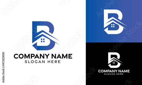 Real Estate Letter B LogoArt & Illustration