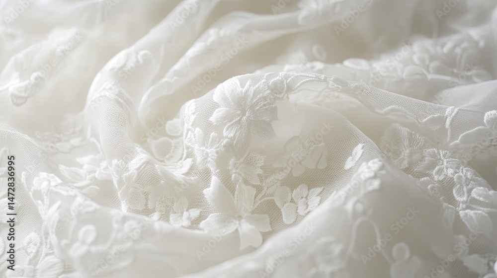 Obraz premium a delicate white lace blouse