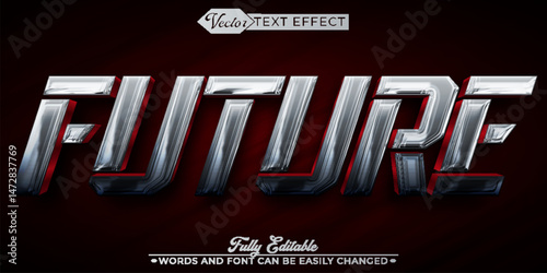 Future Vector Editable Text Effect Template