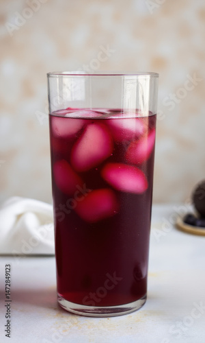 Wallpaper Mural Gut Health Boost: Beetroot Ginger Kombucha - Fermented Tea Drink Torontodigital.ca
