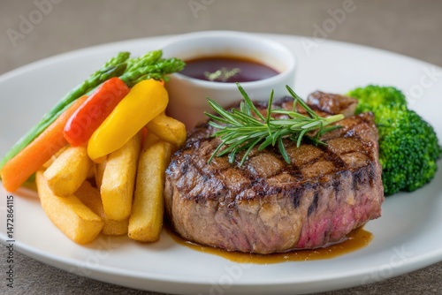 Grilled Steak Dinner: A Deliciously Simple Plate photo