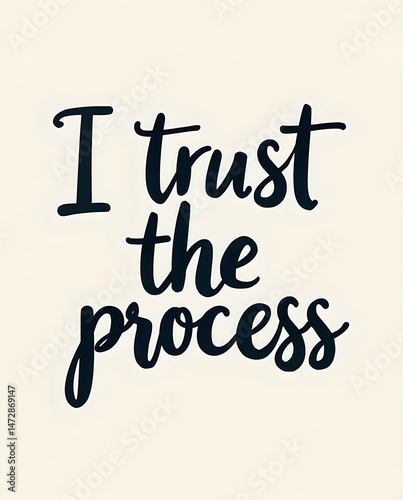 I Trust the Process Message