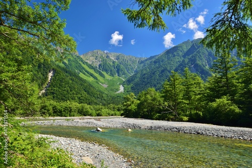信州 上高地の夏景色
