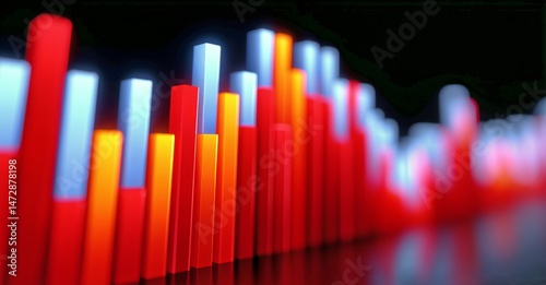 Colorful Light Patterns Create an Abstract Visual Experience in a Dark Settin...