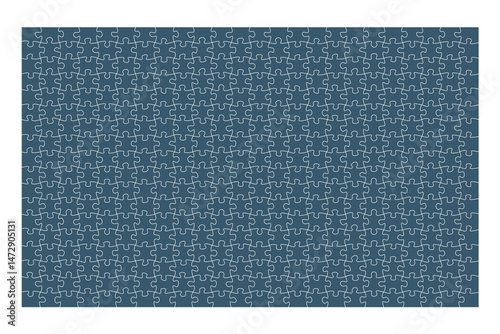 Puzzle grid. Jigsaw puzzle with 300 pieces. Jigsaw puzzle template.