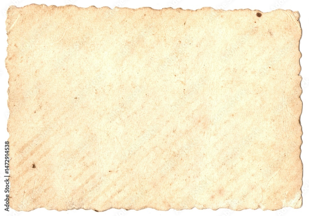 Fototapeta premium aged photo paper sheet texture background